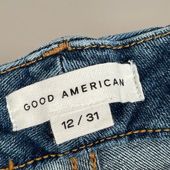 Good American • Good Legs Skinny Crop Jeans Blue 615 - Picture 5 of 6
